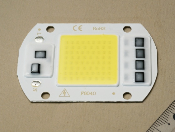 LEDE-COB50-WWAC220 (тепло-белый, Epistar, 50W, 220V)