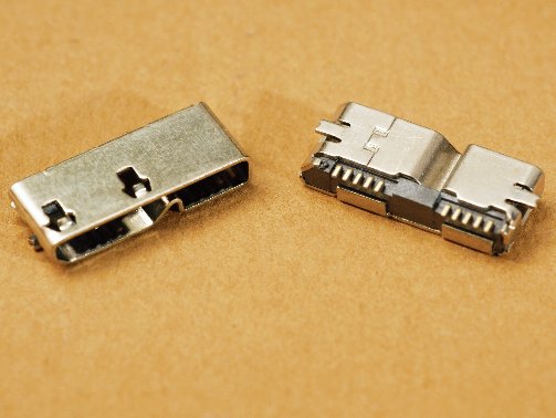 micro-USB-3.0-10S-203 (розетка на плату, 10 конт.)