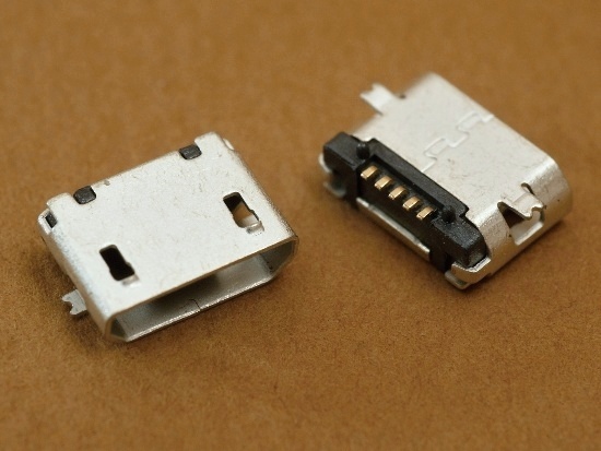 micro-USB-5S-01 (розетка на плату)