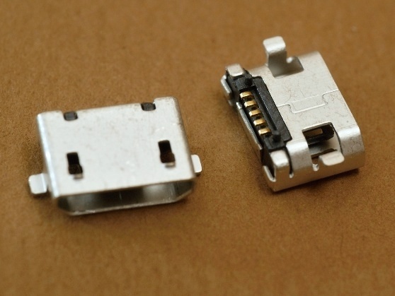 micro-USB-5S-02 (розетка на плату)