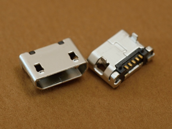 micro-USB-5S-07 (розетка на плату)