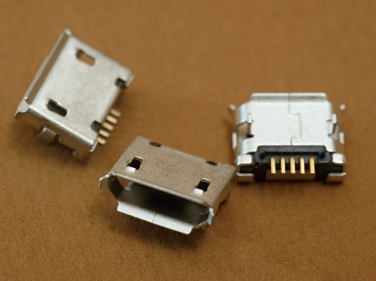 micro-USB-5S-08 (розетка на плату)