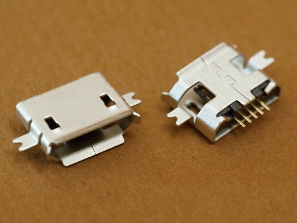 micro-USB-5S-09 (розетка на плату)