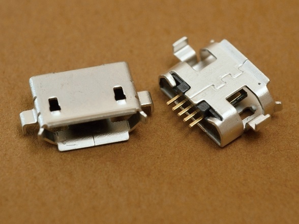 micro-USB-5S-10 (розетка на плату)