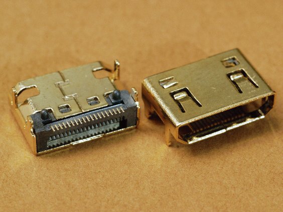 mini-HDMI-F-19-01 (HDMI 2.0 розетка на плату)