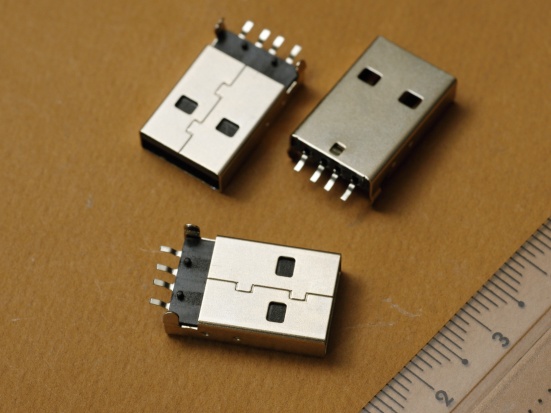 USB-A-M-SMT (вилка на плату)